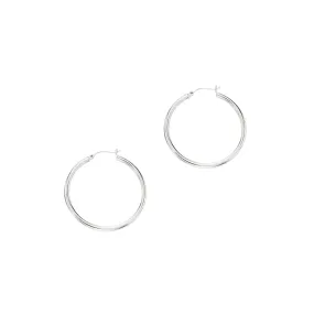 14K Gold 3x40mm Hoops