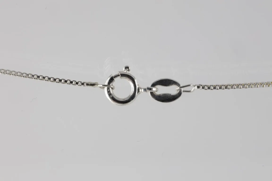 20" ﻿Tiffany & Co. 925 Silver Elsa Peretti Bean Necklace (3.40g.)