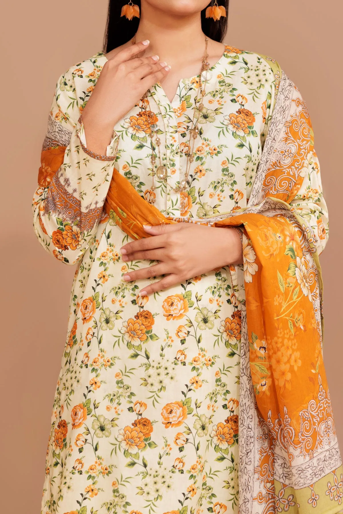 3 PIECE DIGITAL PRINT LAWN| DPC-297