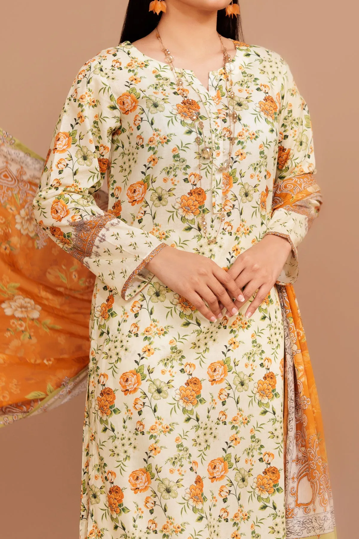 3 PIECE DIGITAL PRINT LAWN| DPC-297