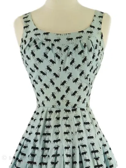 50s Novelty Print Sundress - sm