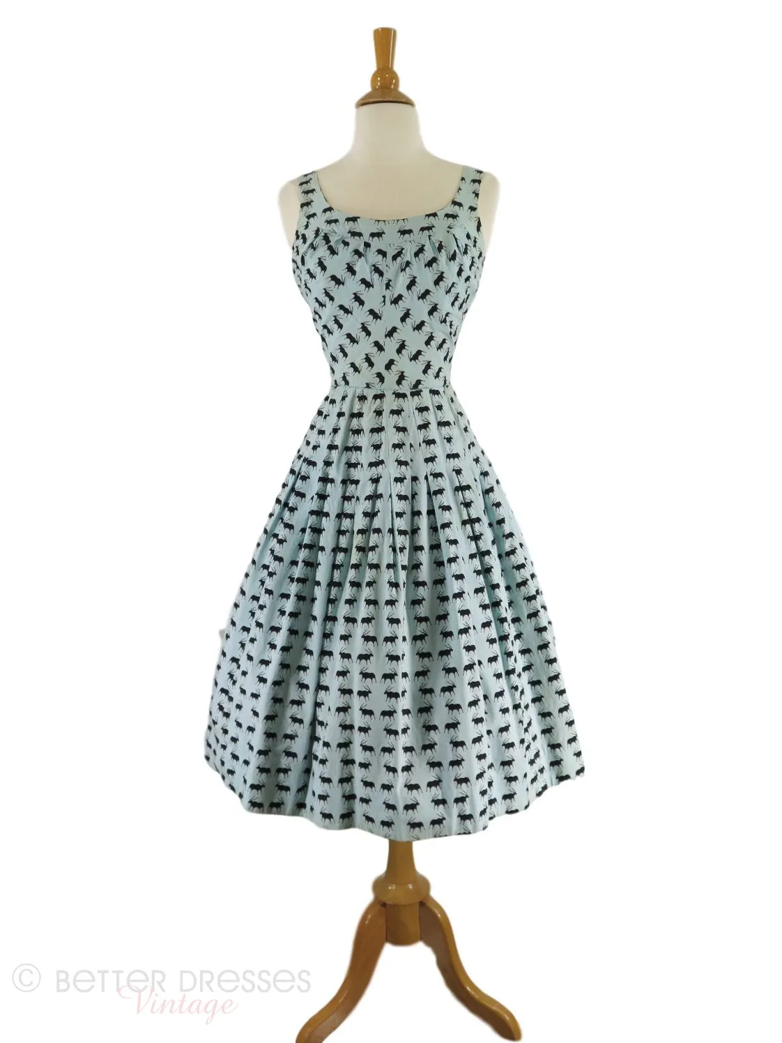 50s Novelty Print Sundress - sm