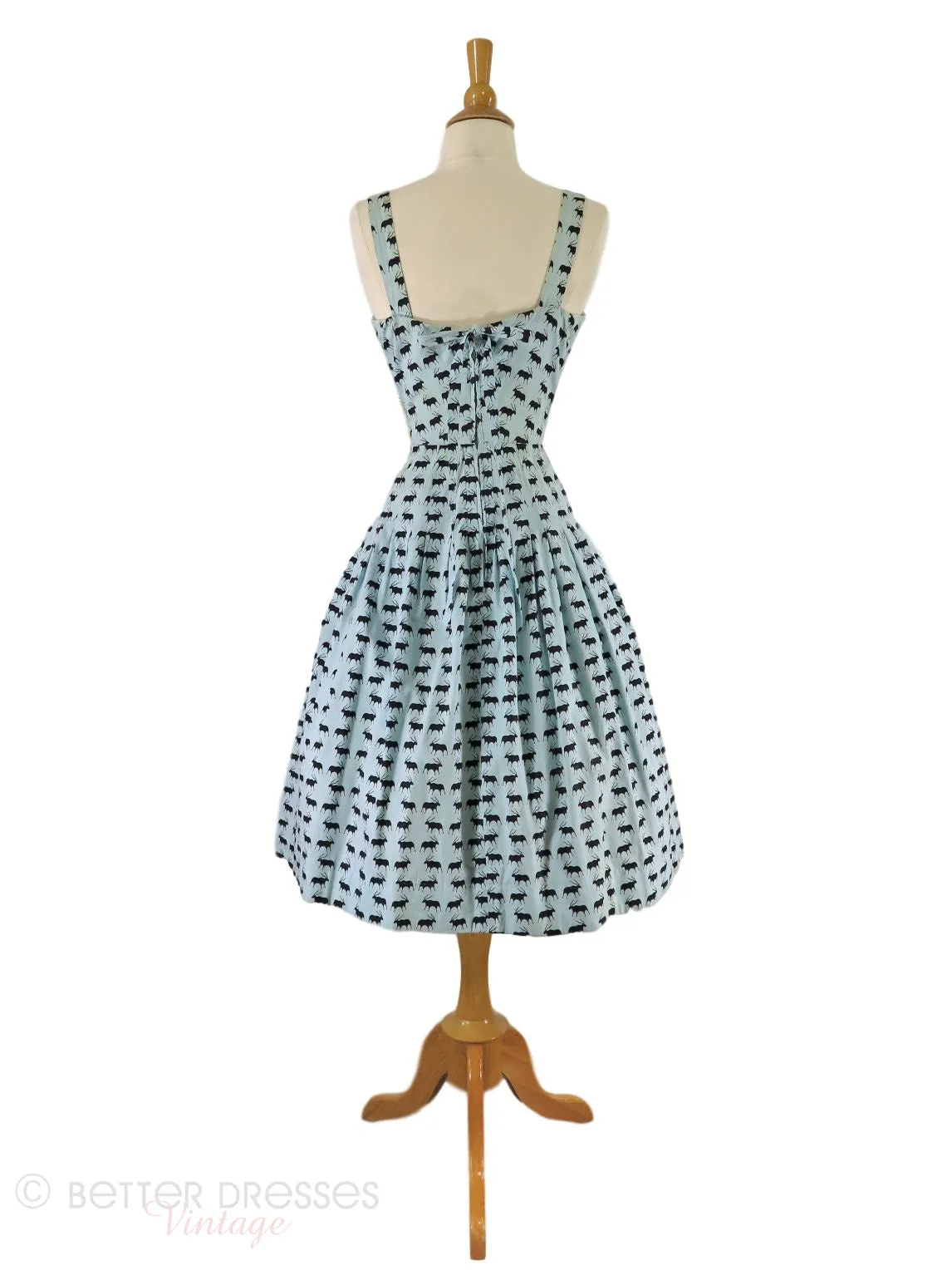 50s Novelty Print Sundress - sm