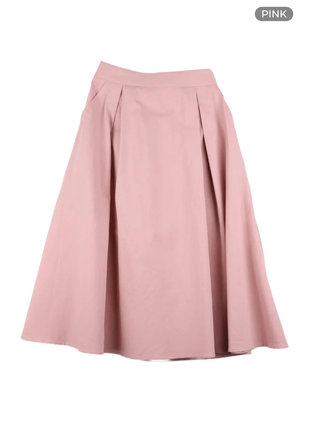 A-Line Flare Midi Skirt OY413