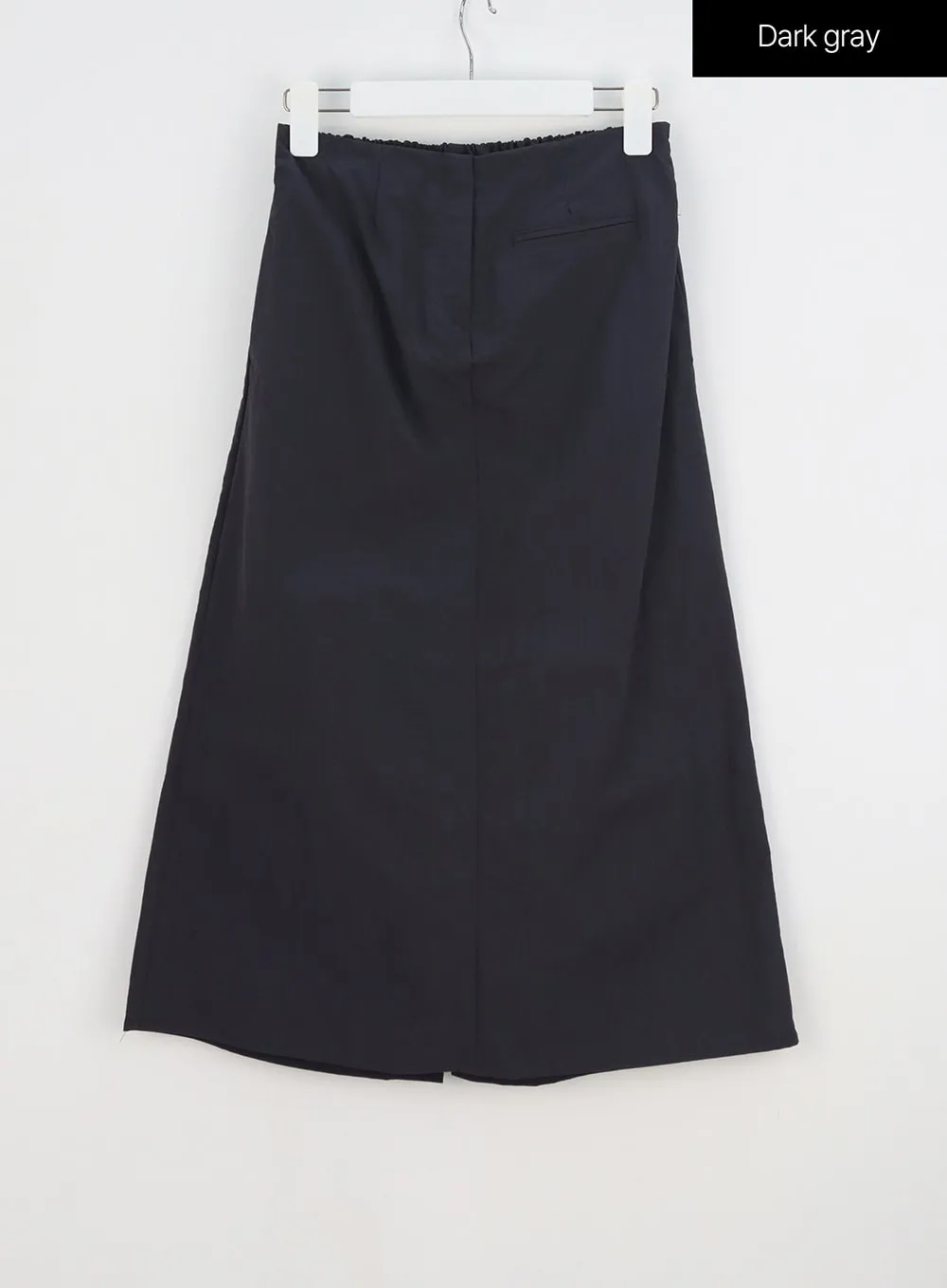 A-Line Nylon Maxi Skirt OY315