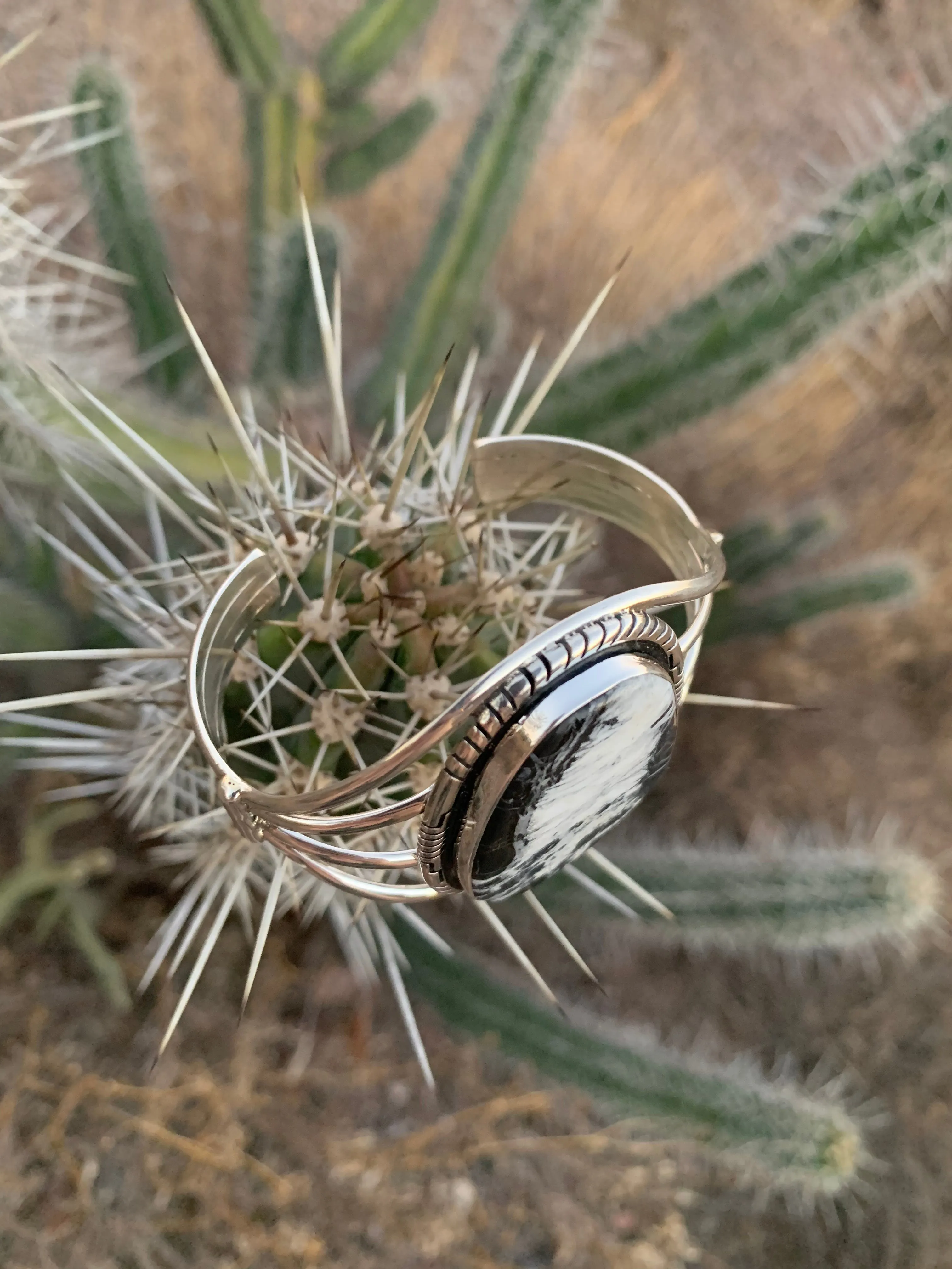 A White Buffalo cuff bracelet