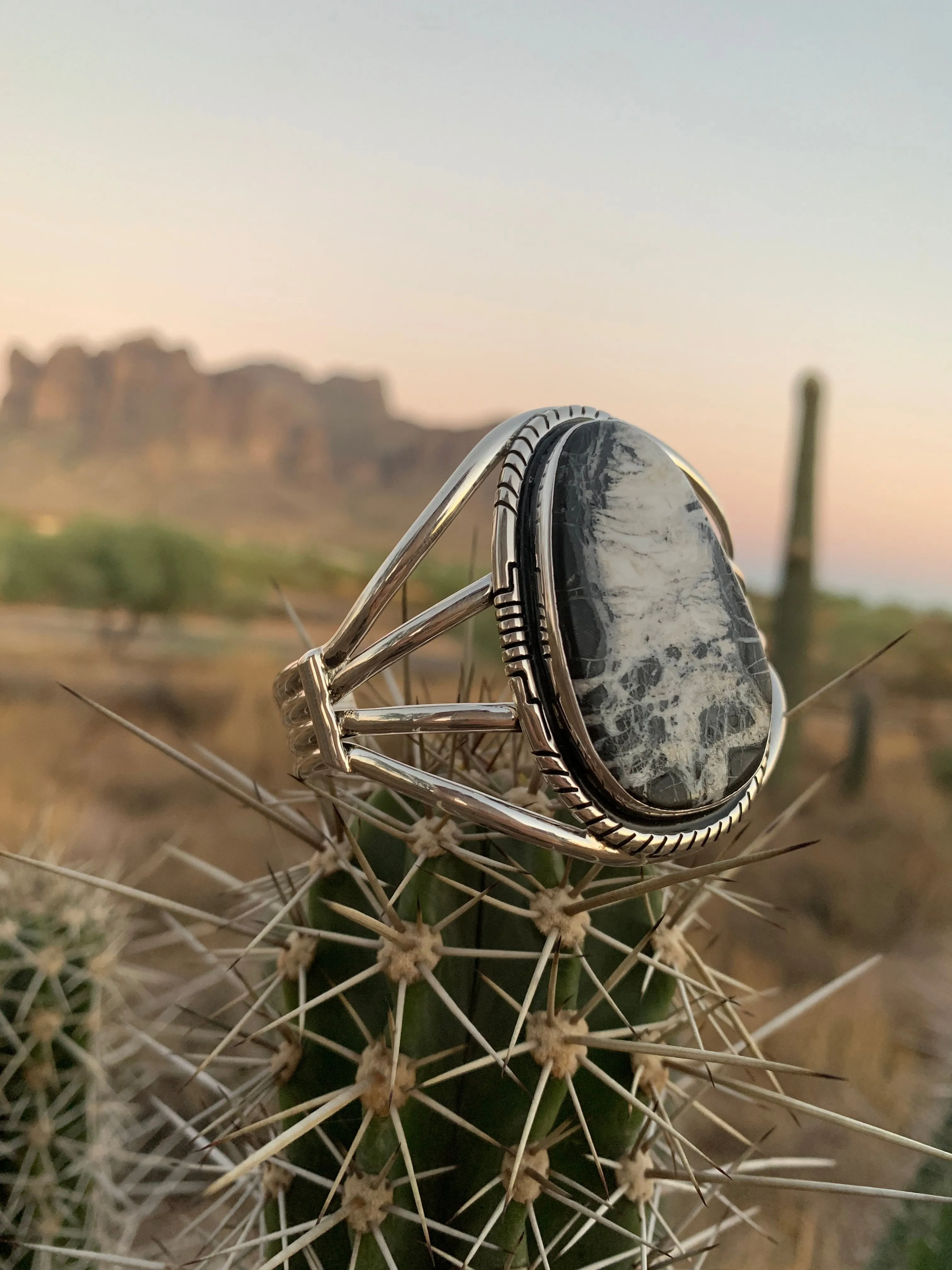 A White Buffalo cuff bracelet