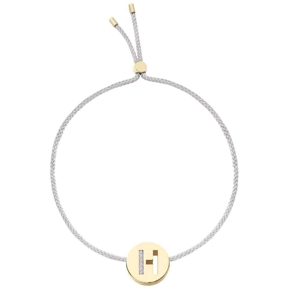 ABC's - H 18K Gold Plated Bracelet