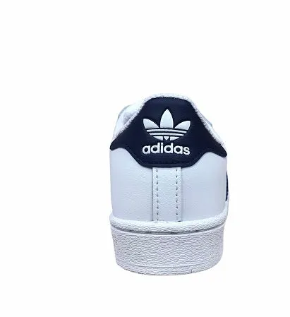 Adidas low sneakers for boys Superstar C GZ2884 white/night sky