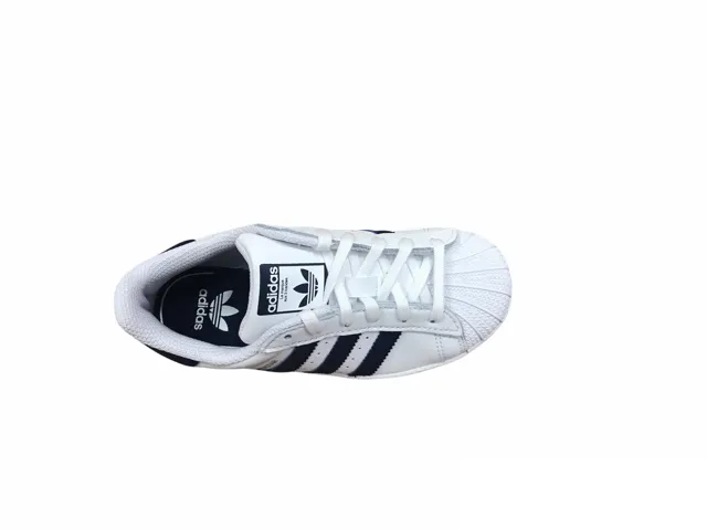 Adidas low sneakers for boys Superstar C GZ2884 white/night sky