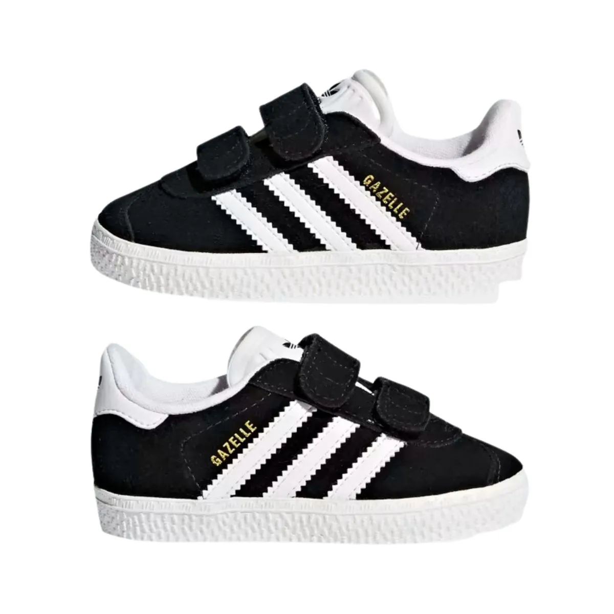 Adidas Toddler's Gazelle Core Black/Cloud White/Cloud White