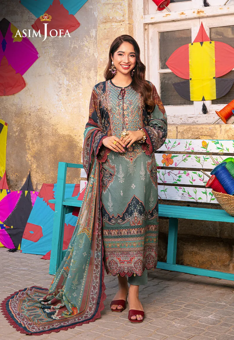 AJAR-01 EMBROIDERED JACQUARD 3 PCS