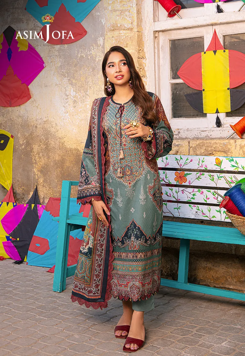 AJAR-01 EMBROIDERED JACQUARD 3 PCS