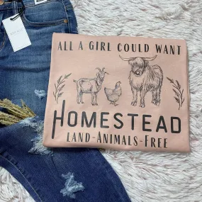 All A Girl Could Want Homestead