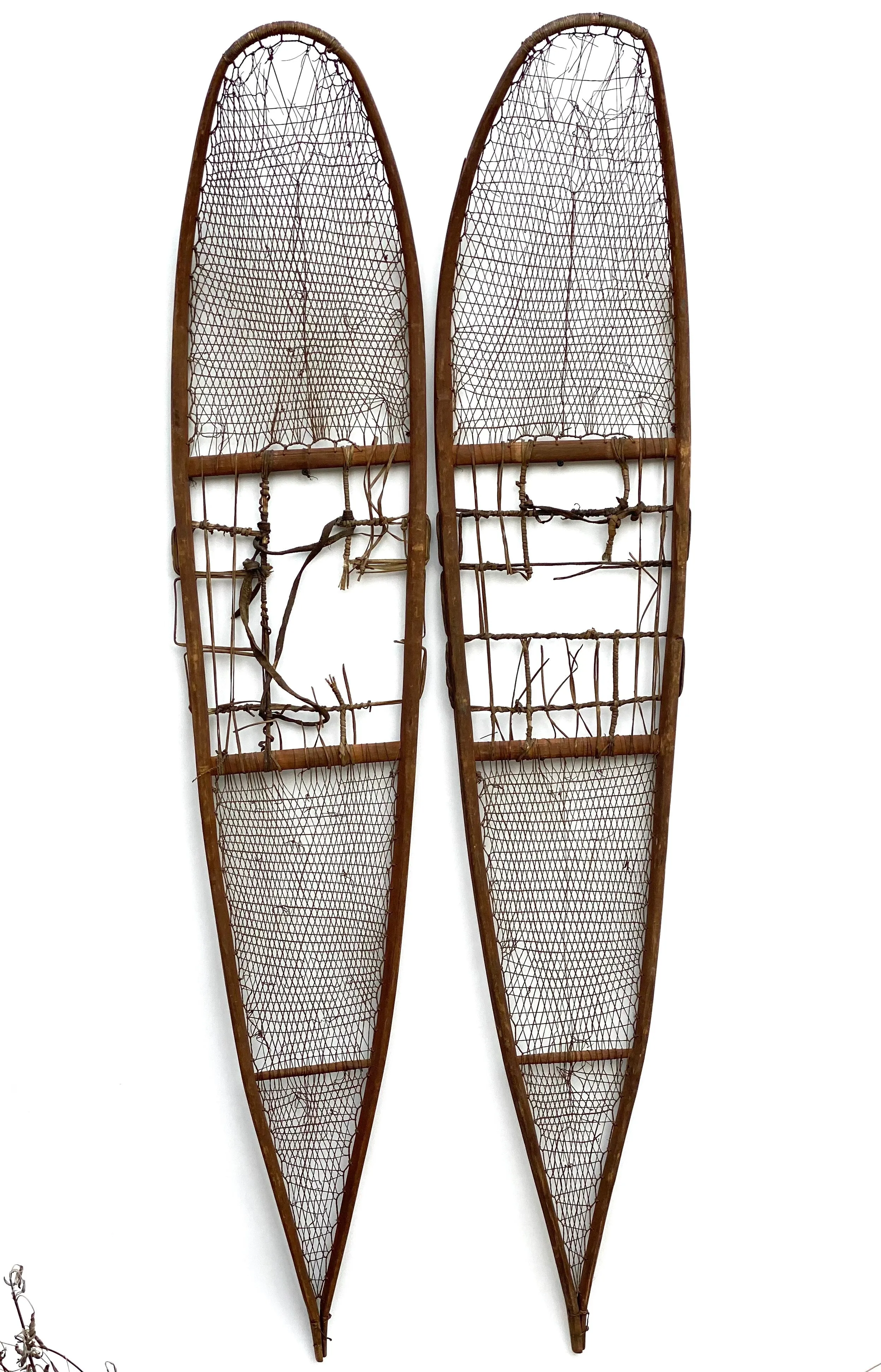 Antique Athapasca / Athabaskan Native First Nation Indian Snowshoes