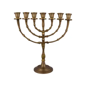 Authentic Bronze Plated Menorah 12″ / 30cm