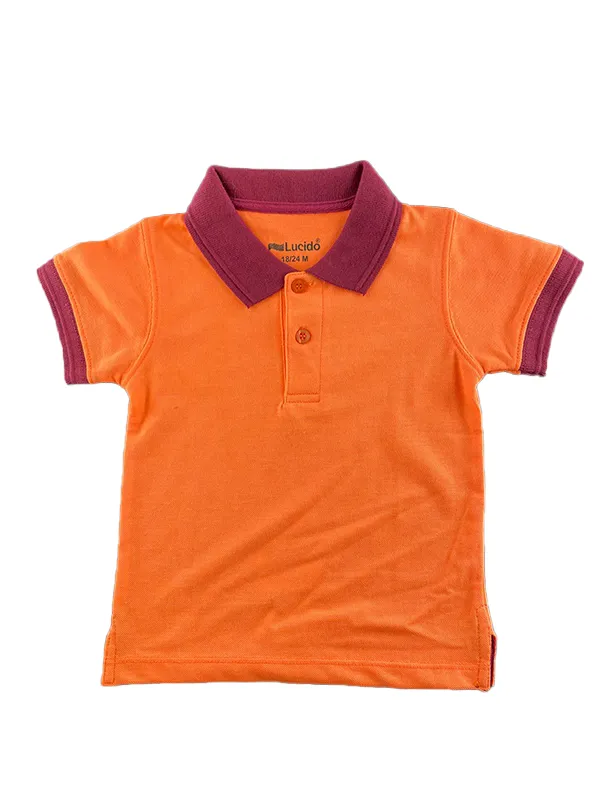 B432-Polo Shirt Orange