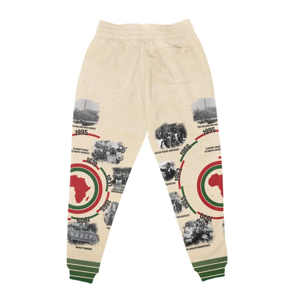 Black History Timeline Joggers