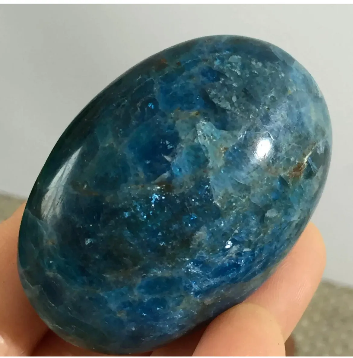 Blue Green Apatite Crystal Stone Natural Rough Mineral Specimen