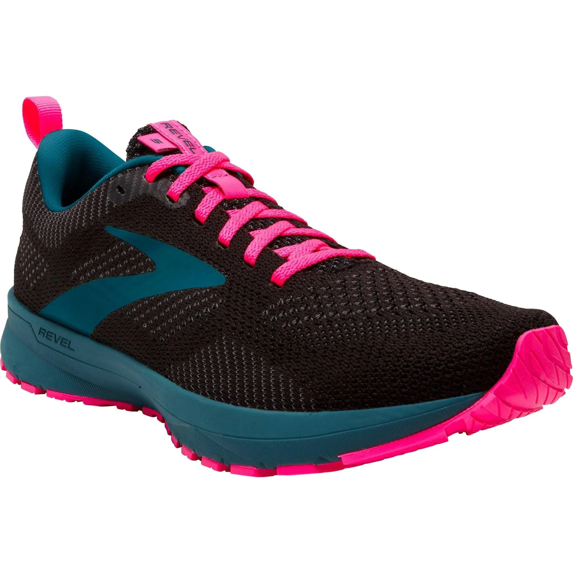 Brooks Revel 5 Womens Running Shoes - Black