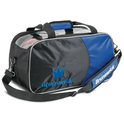 Brunswick Crown Double Tote Royal Bowling Bag