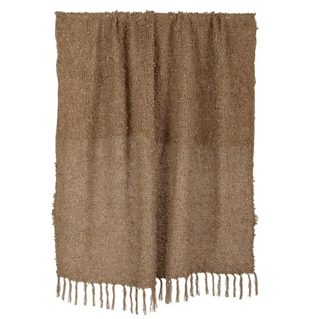 Burbuja Cotton Blend Throw (125 x 150cm) - Tan