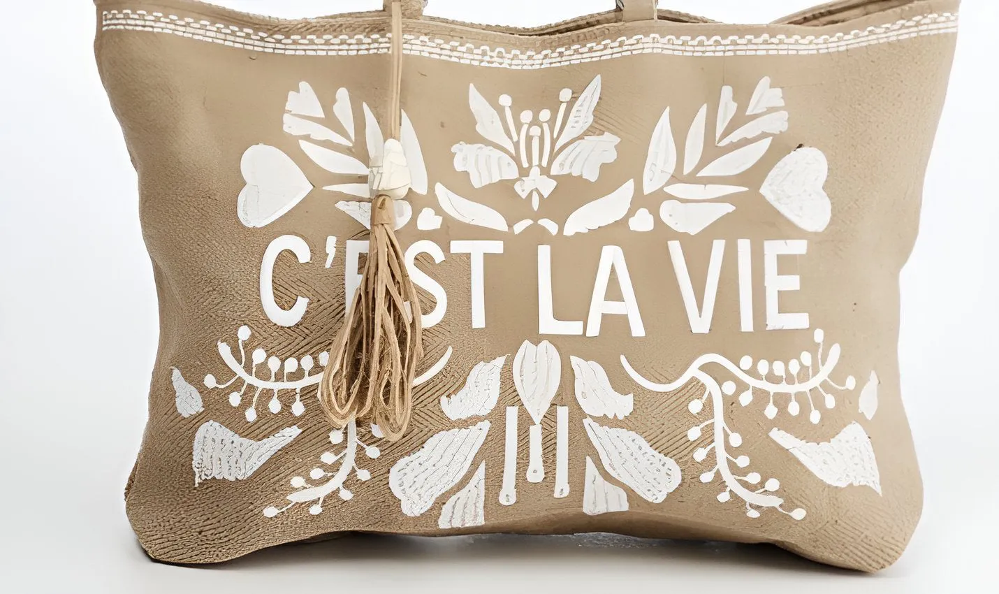 Cest La Vie Bag- Taupe