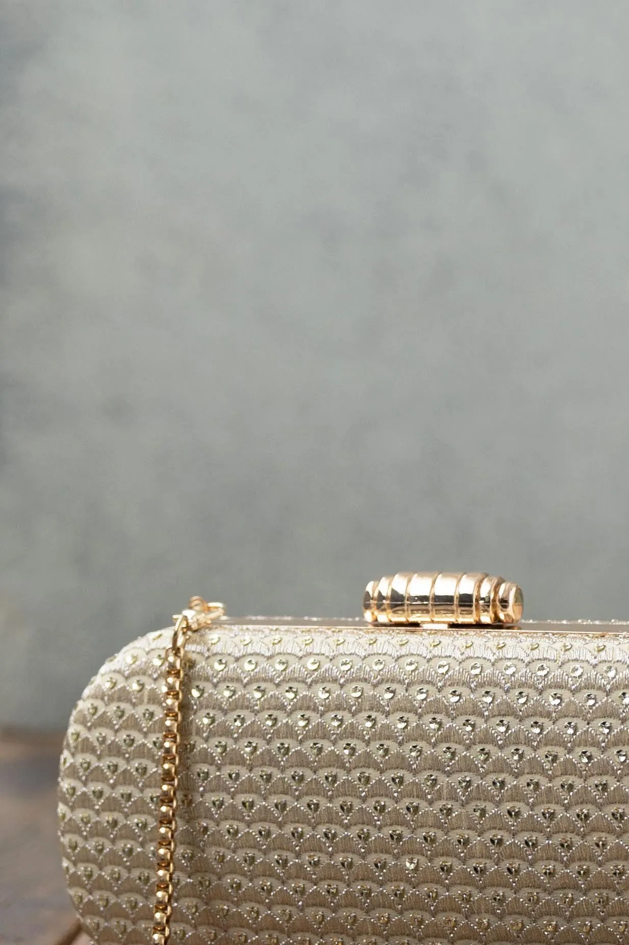 Champagne Capsule Clutch