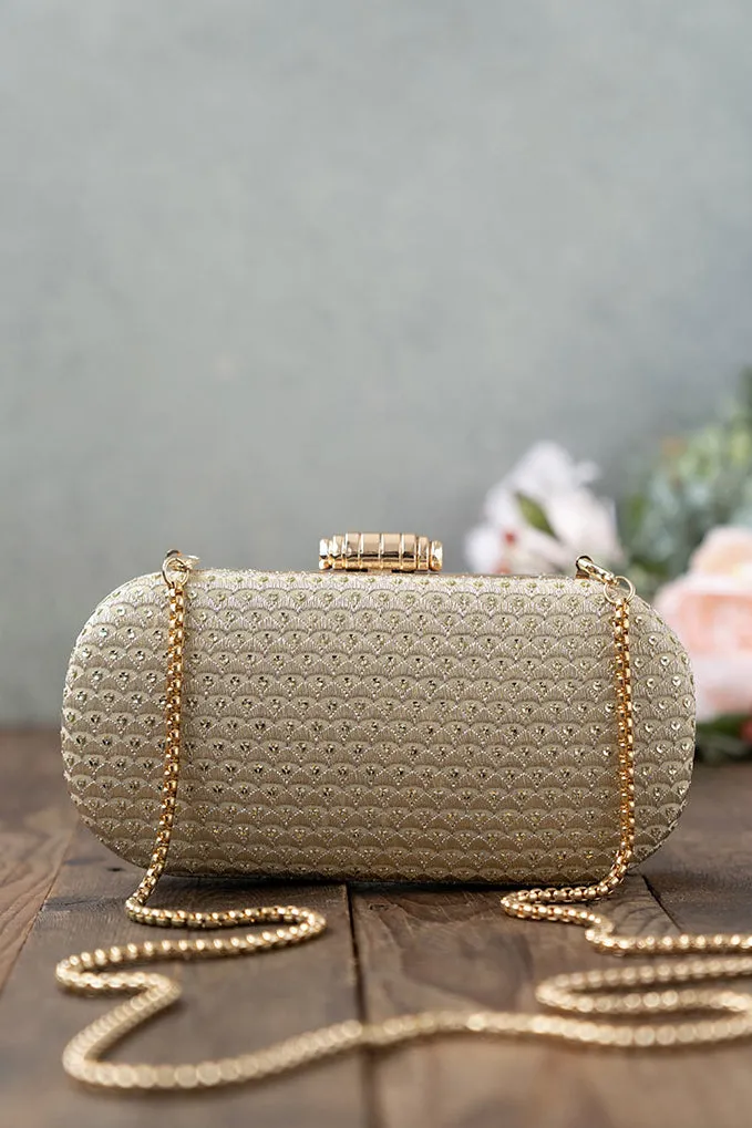 Champagne Capsule Clutch