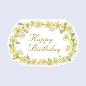 Chikyu Greetings Birthday Card Margaret