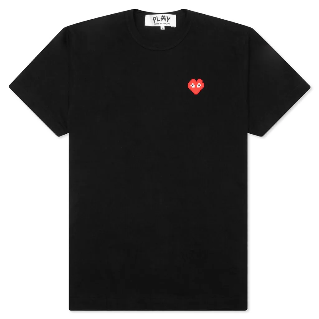 Comme des Garcons PLAY x the Artist Invader T-Shirt - Black