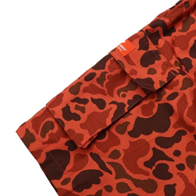 Cookman Chef Short Pants Cargo - Ripstop : Duck Hunter Camo Red