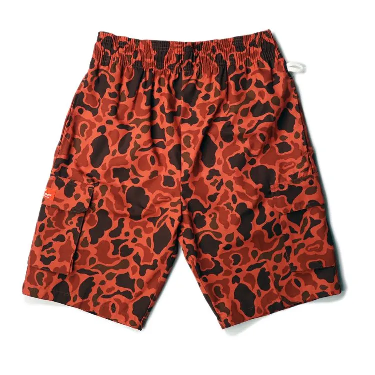 Cookman Chef Short Pants Cargo - Ripstop : Duck Hunter Camo Red