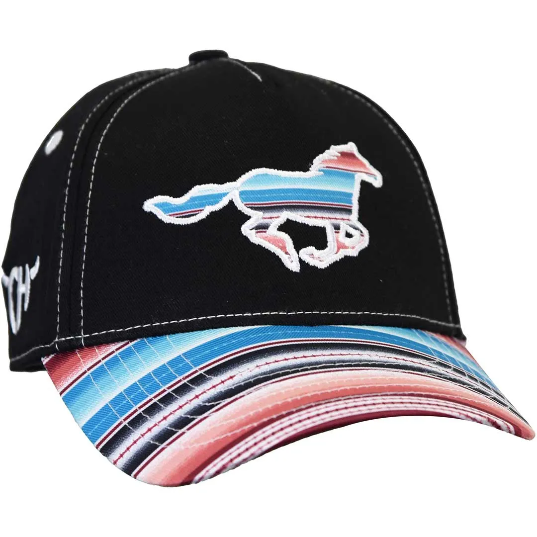 Cowgirl Hardware Girls' Serape Horse Velcro Back Cap