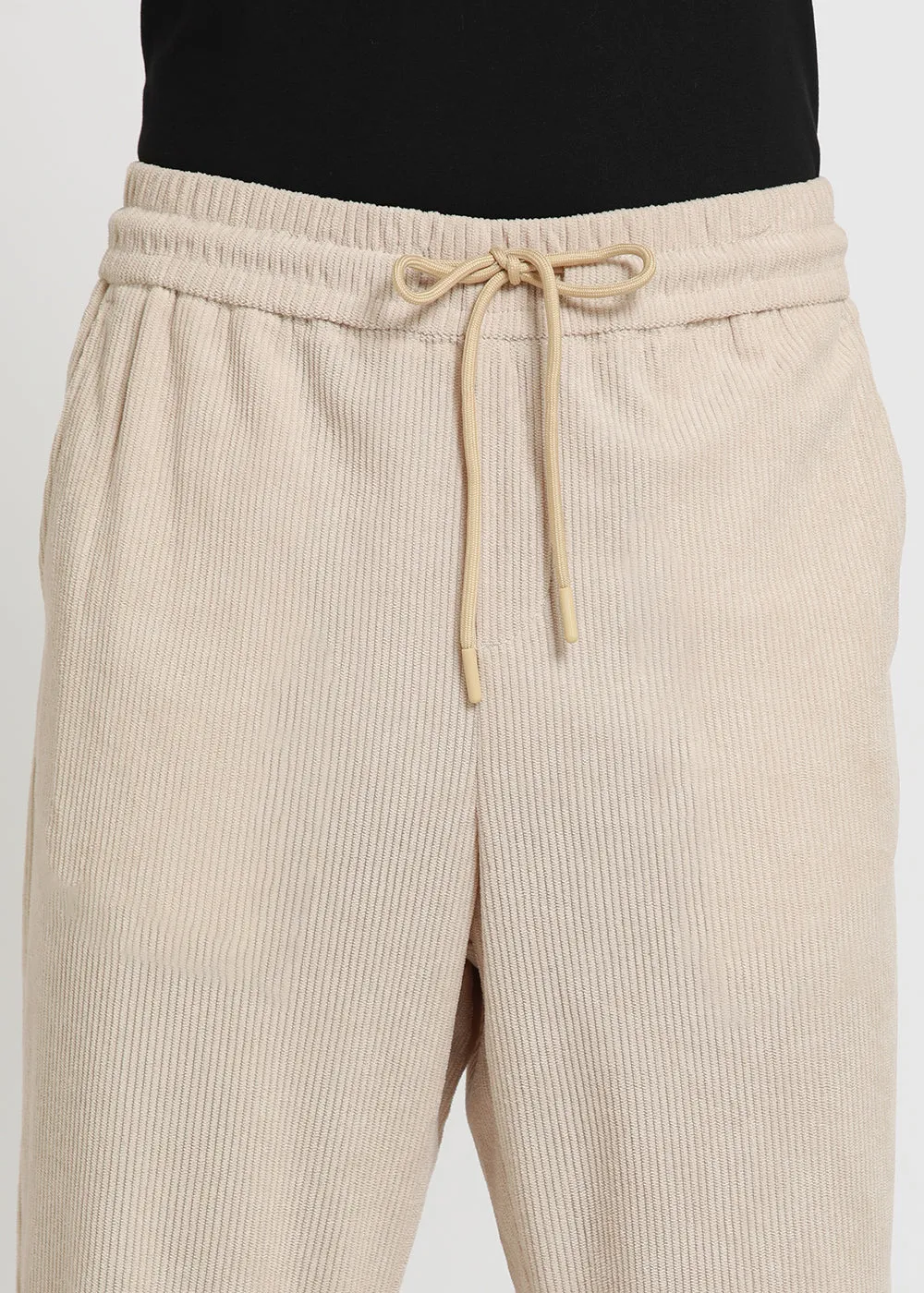 Cream Corduroy Pants