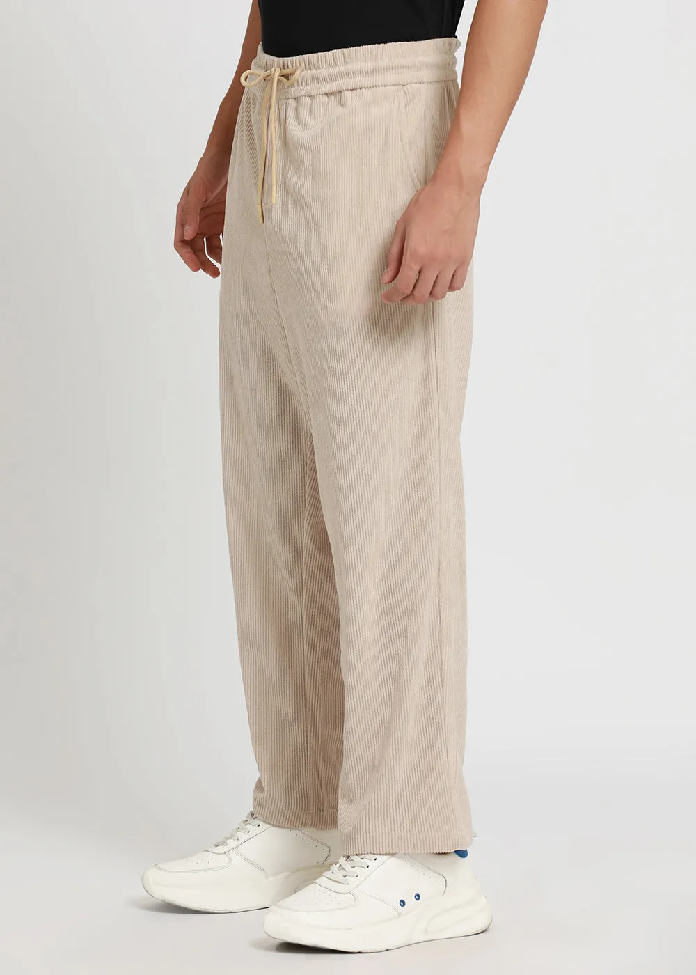 Cream Corduroy Pants