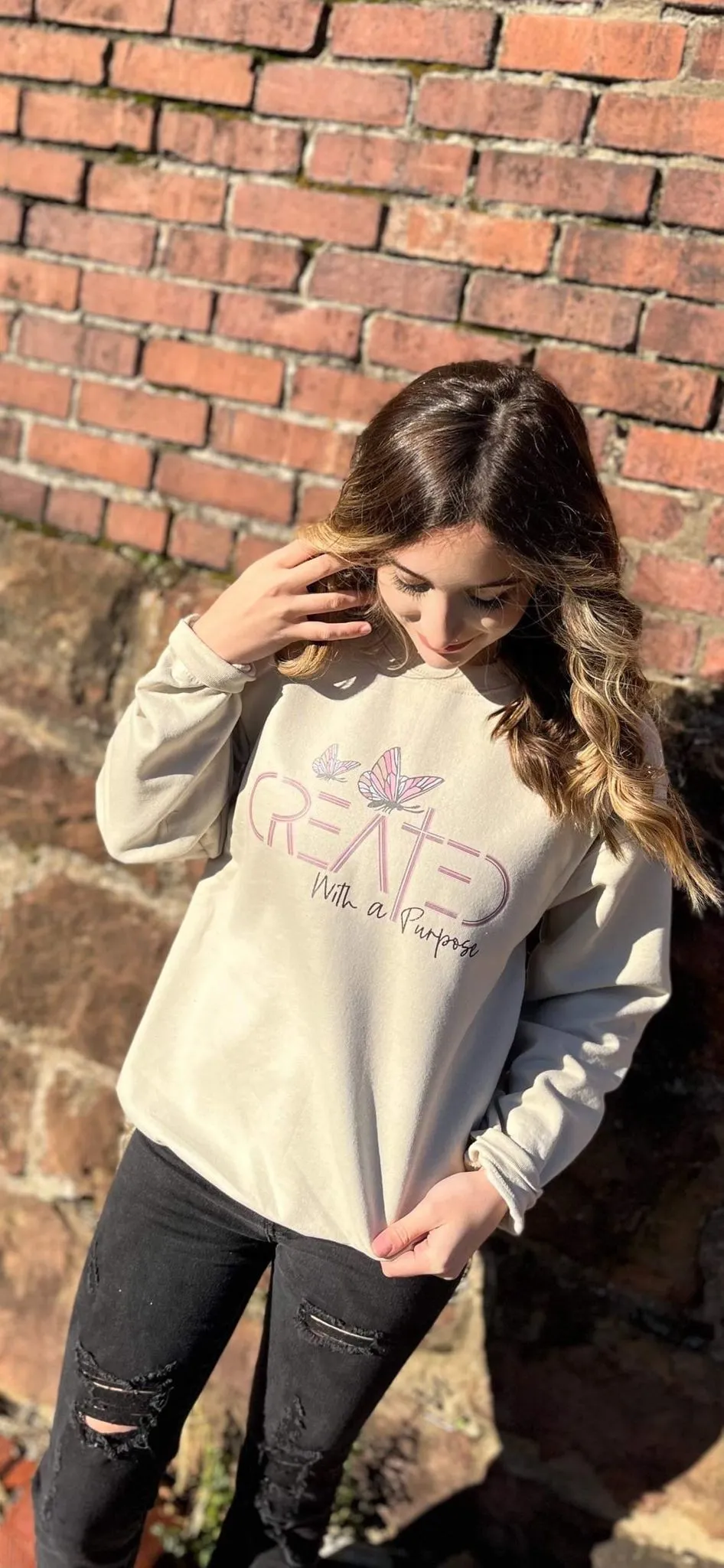 Created With A Purpose Sweatshirt