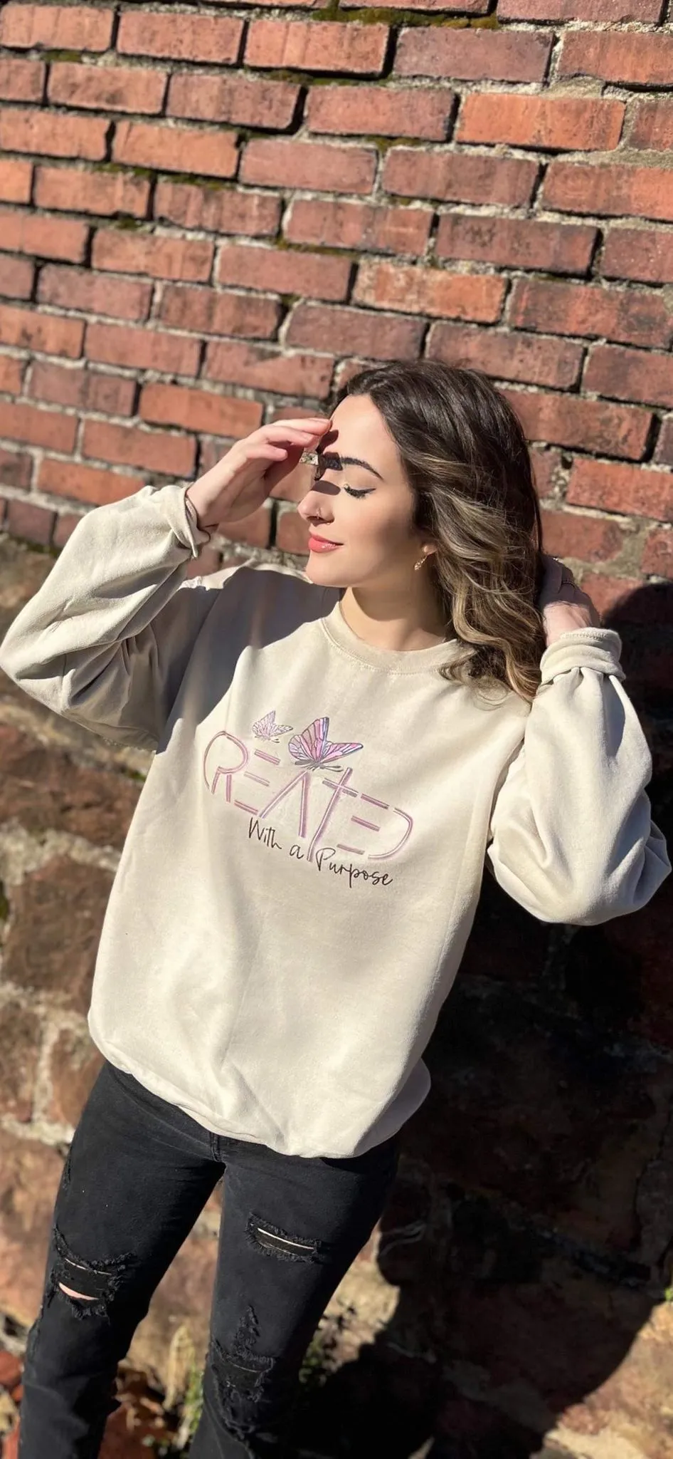 Created With A Purpose Sweatshirt