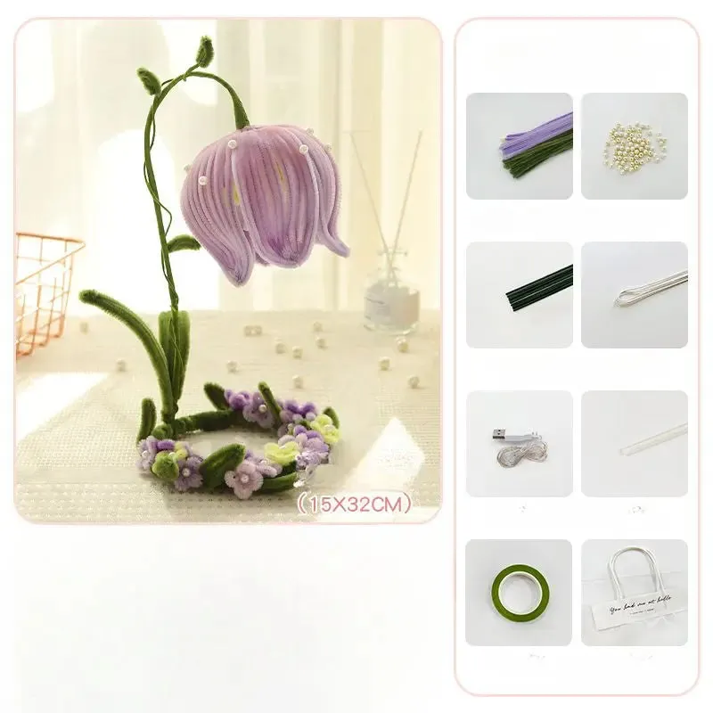 DIY Lily of The Vally Flowers Light - Kimi