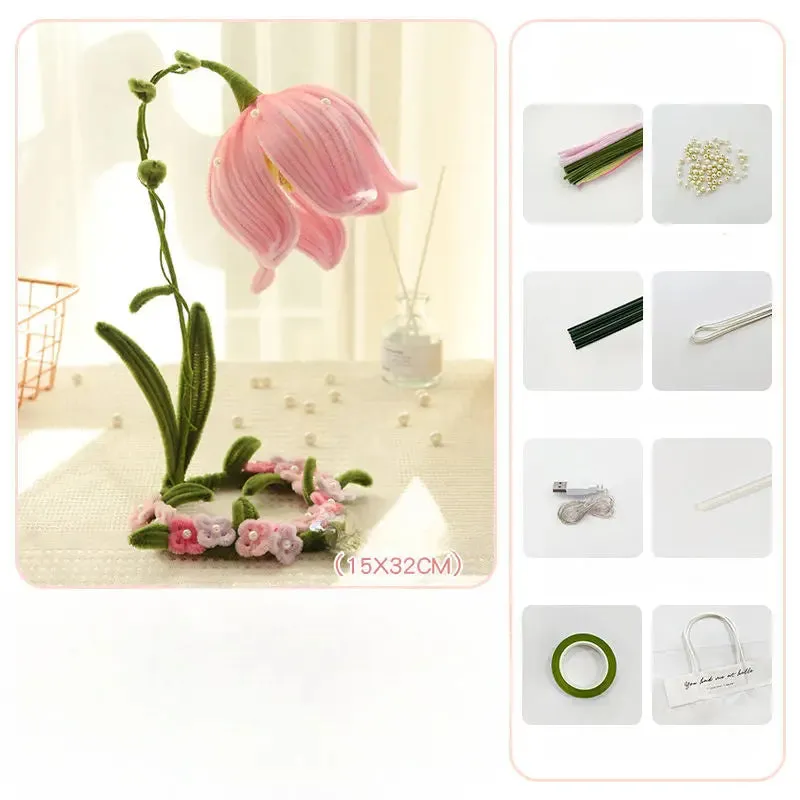 DIY Lily of The Vally Flowers Light - Kimi