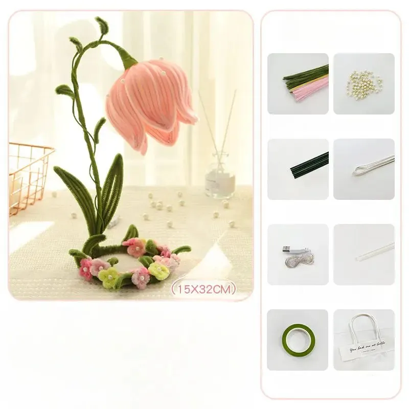 DIY Lily of The Vally Flowers Light - Kimi