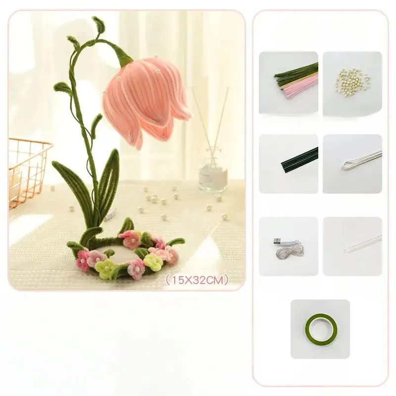 DIY Lily of The Vally Flowers Light - Kimi