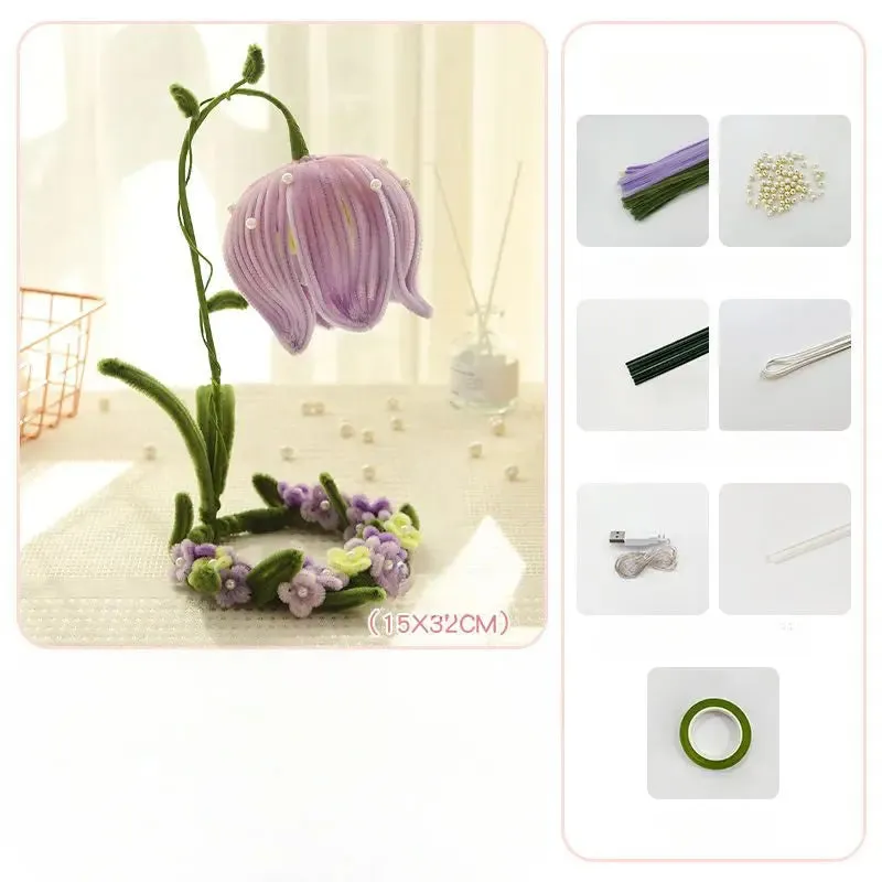 DIY Lily of The Vally Flowers Light - Kimi