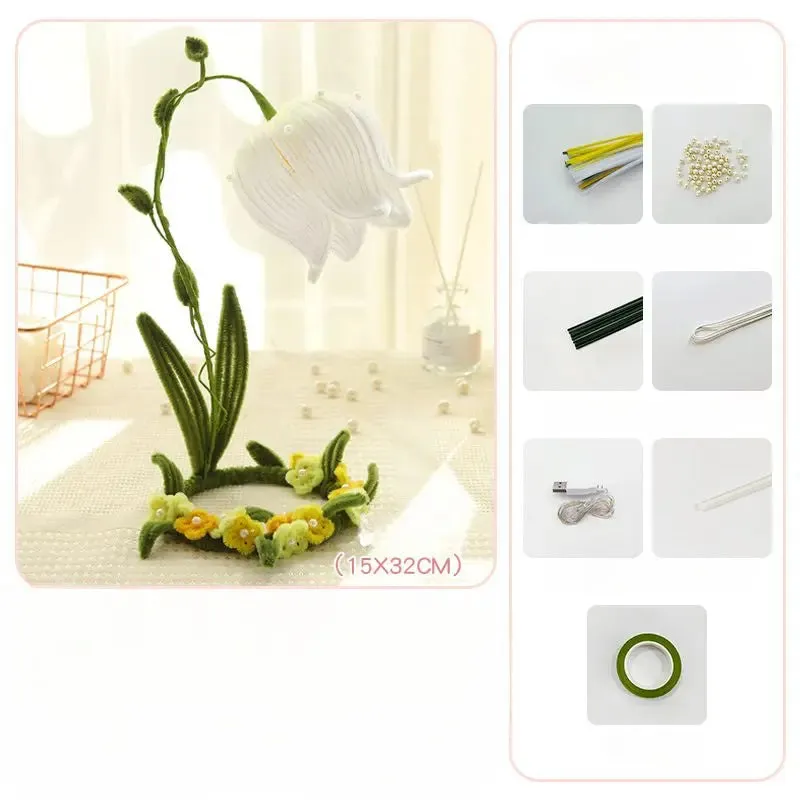 DIY Lily of The Vally Flowers Light - Kimi