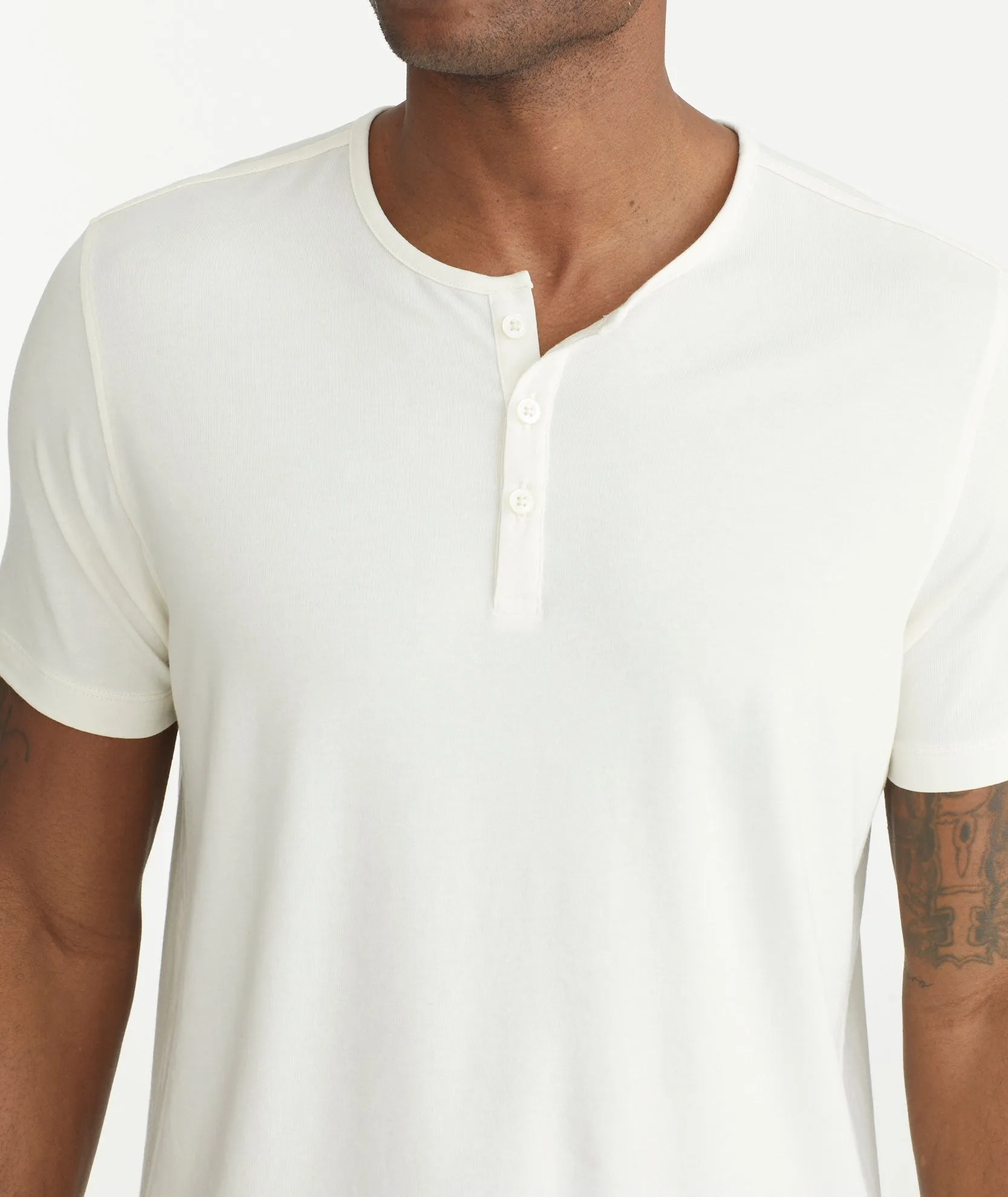 EcoSoft Short-Sleeve Henley