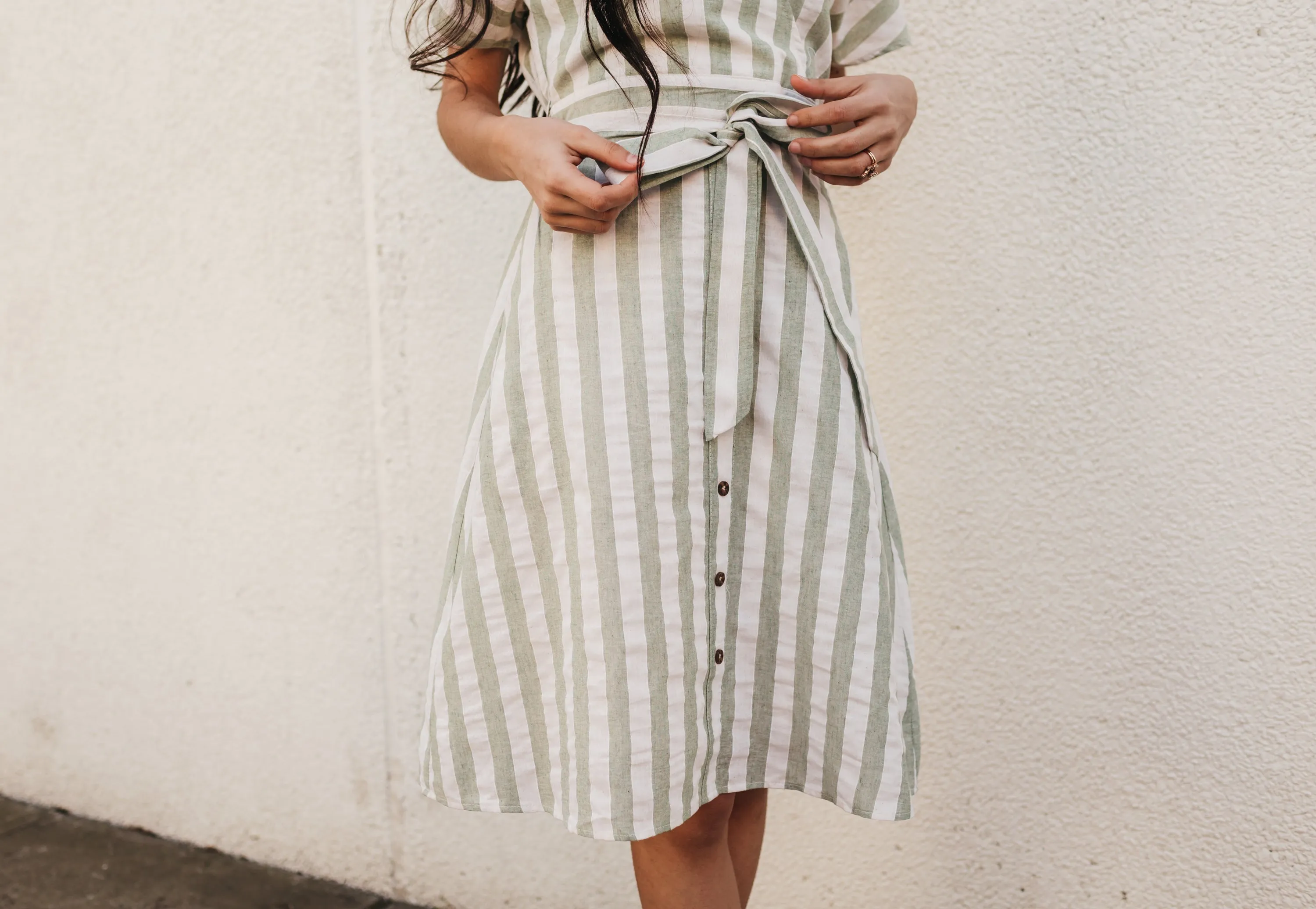 Elena Striped Dress