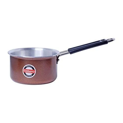 Embassy Aluminium Hammer-Tone Saucepan, 1100 ml, 15.5 cm, Size 10