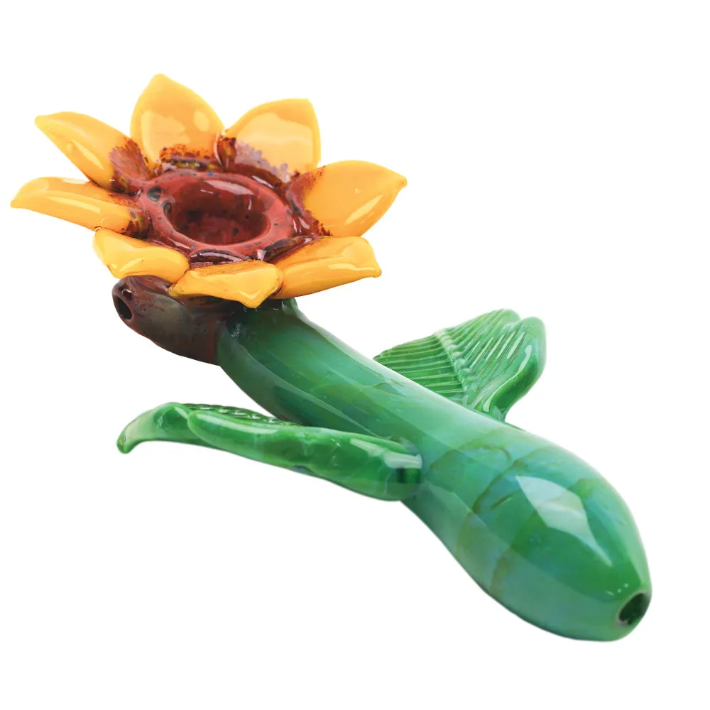 Empire Glassworks Sunflower Hand Pipe 5.5"