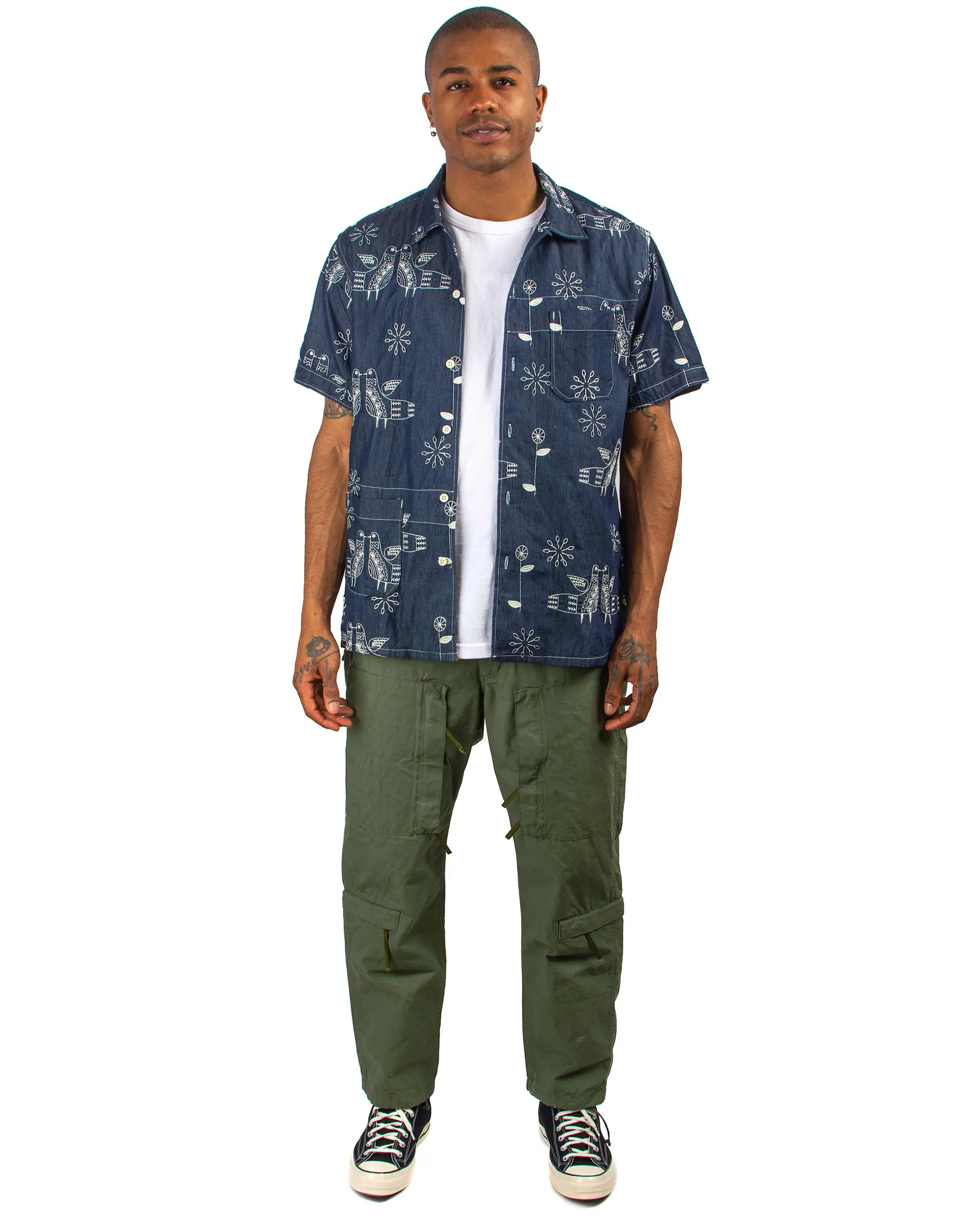 Engineered Garments Aircrew Pant Olive Cotton Ripstop