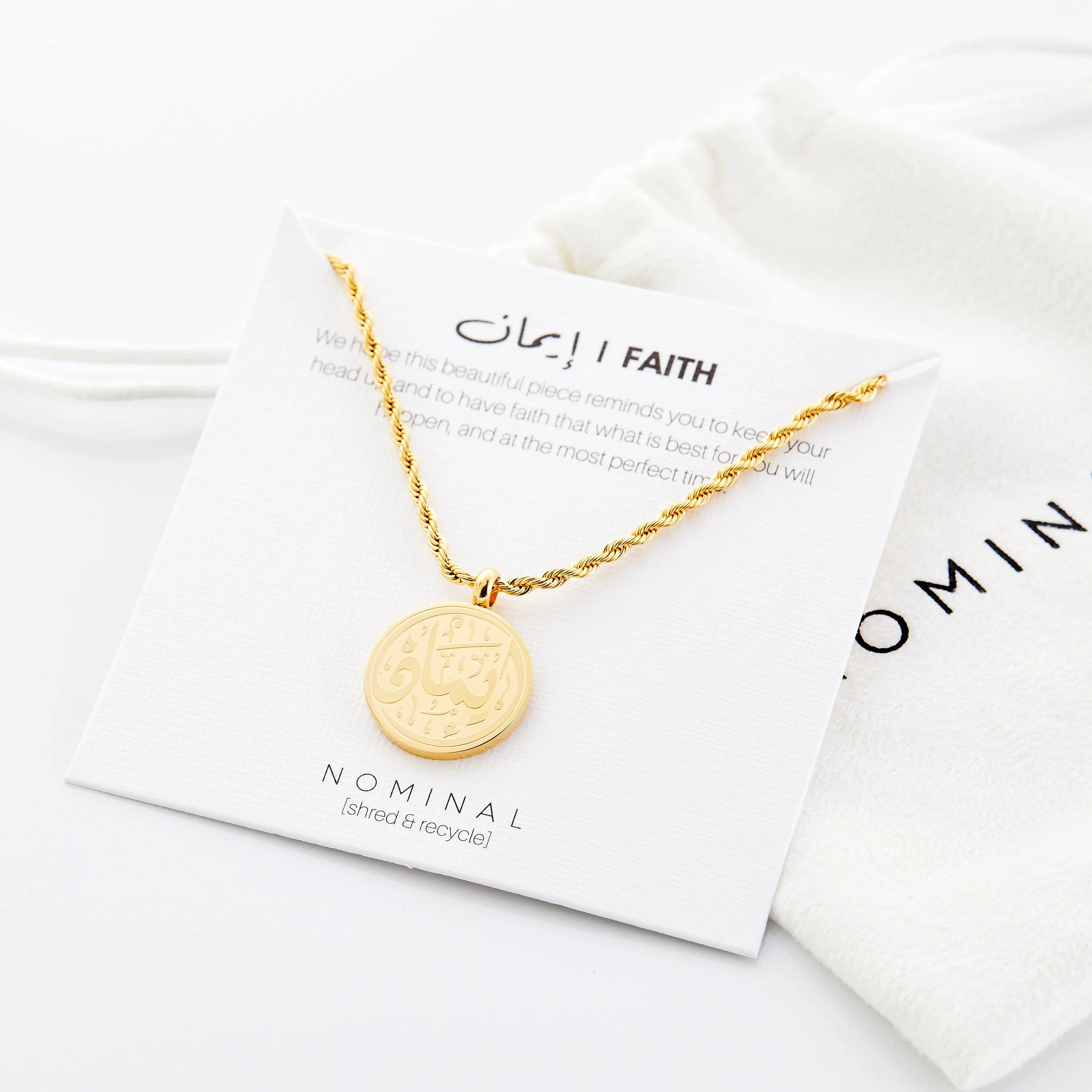 Faith Token Necklace